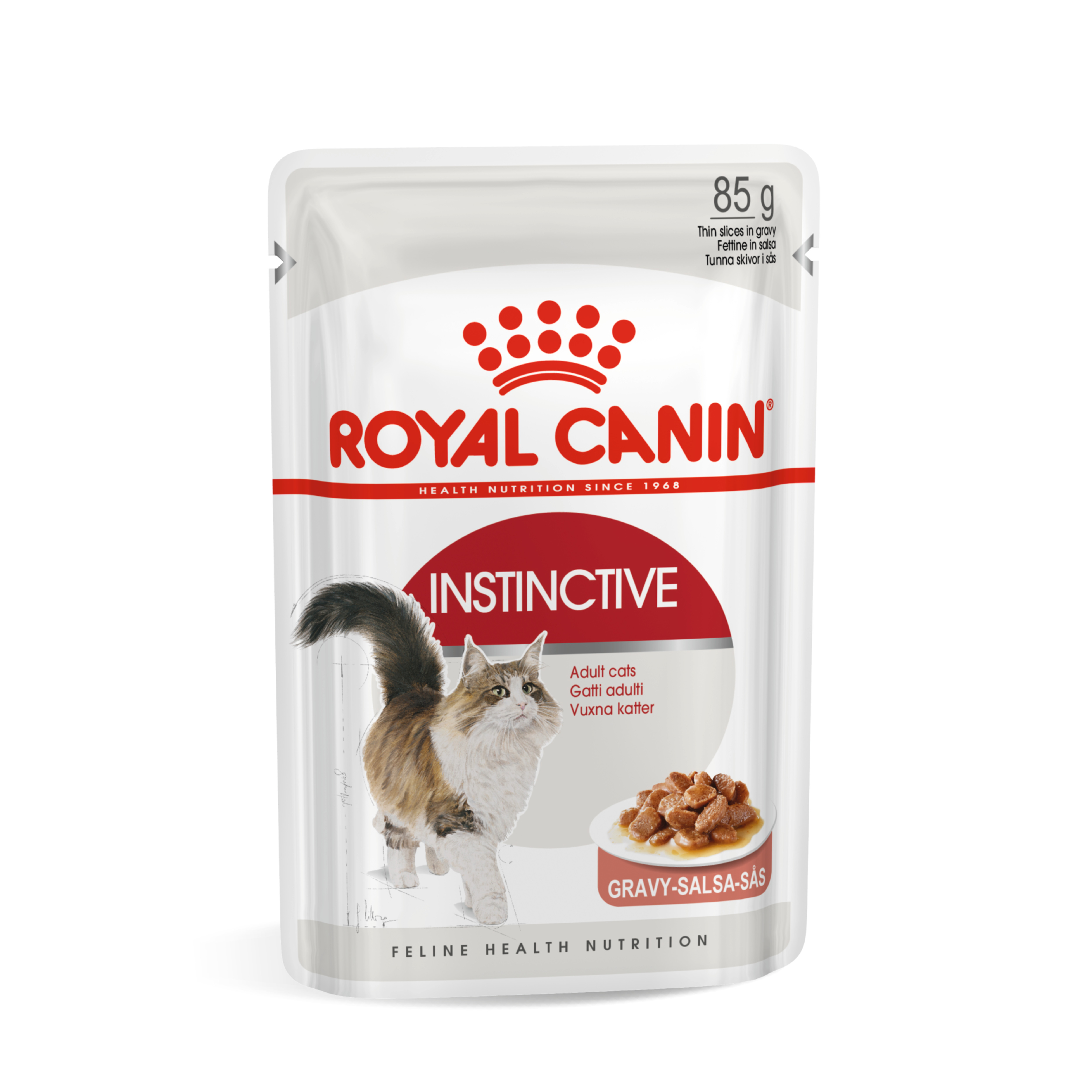 Royal Canin Instinctive Wet Cat Food in Gravy 48x85g