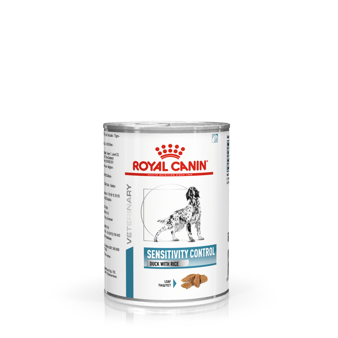 Royal Canin Sensitivity Control Duck With Rice Adult Wet Dog Food In Loaf 12x410g