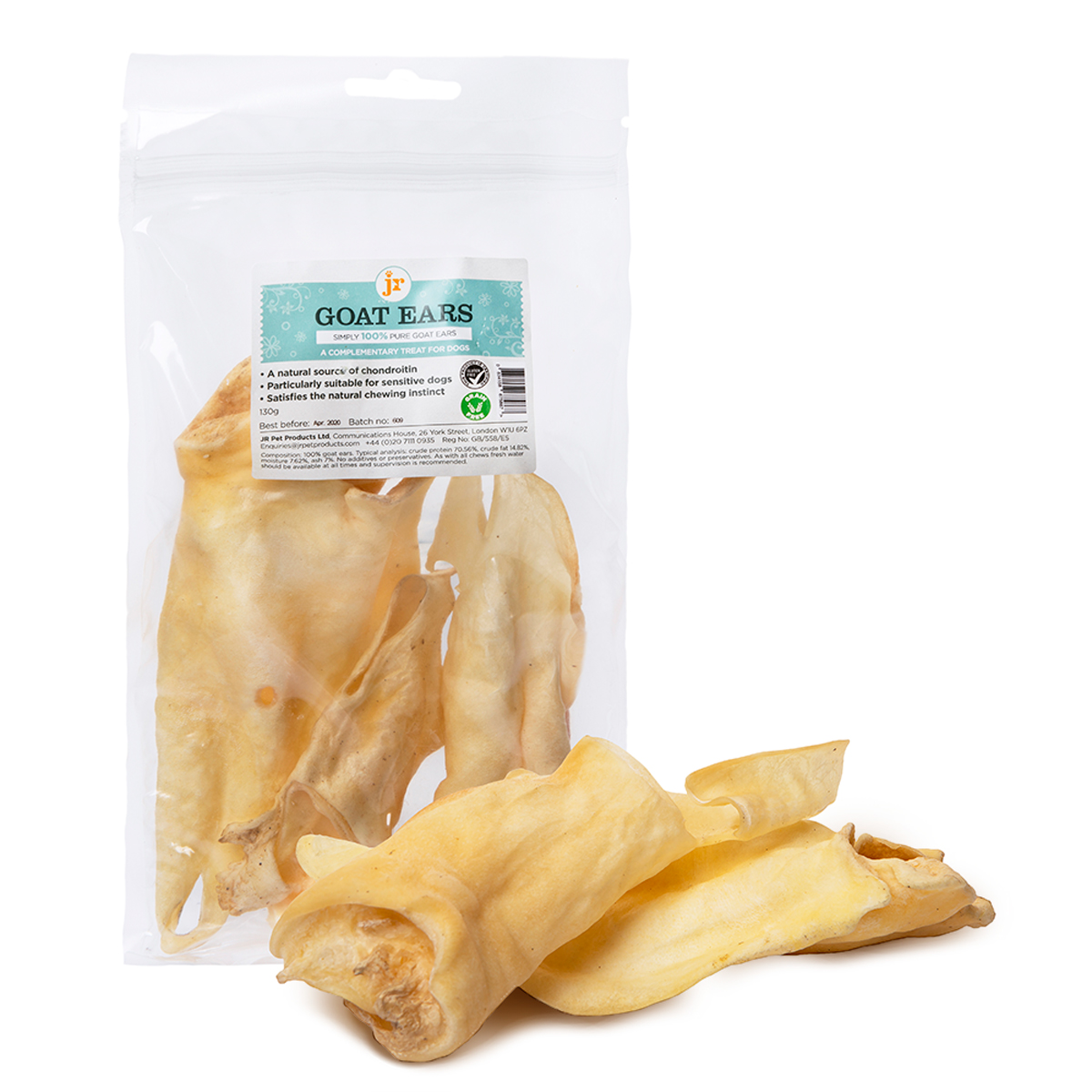 Jr Pet Products Goat Ears 130g