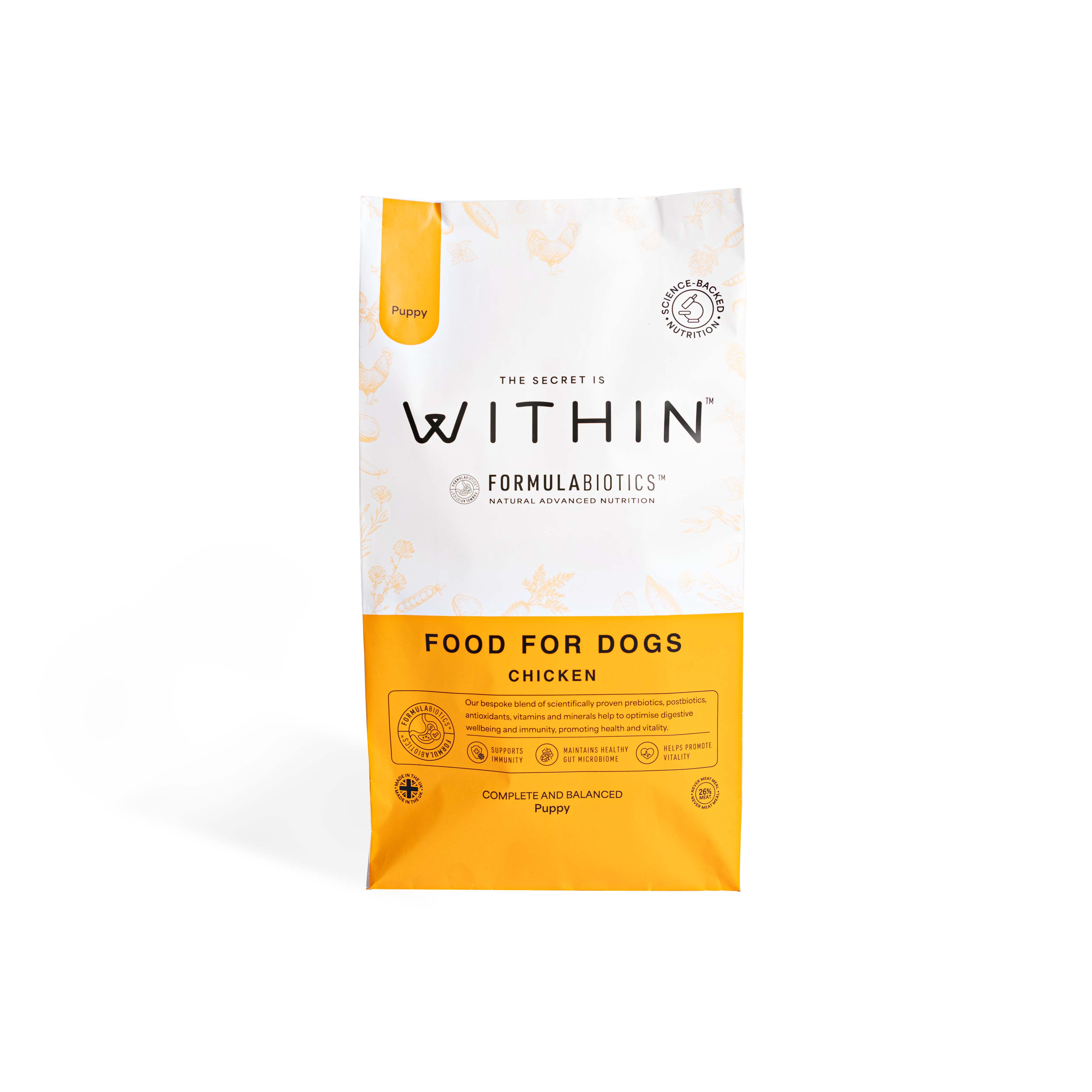 Within Puppy Dry Food, Chicken 2kg