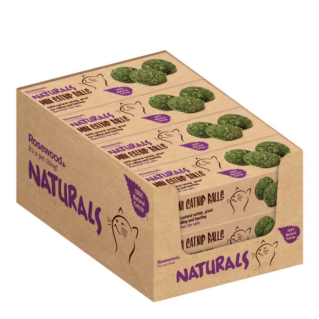 Rosewood Cat Naturals Bavarian Catnip Marbles, 100% Natural, Cat Toy
