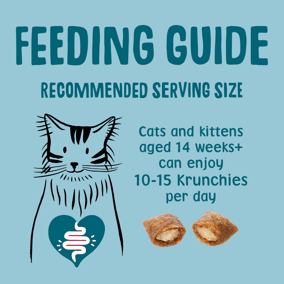Scrumbles Krunchies Cat Dental Pillow Treats 60g
