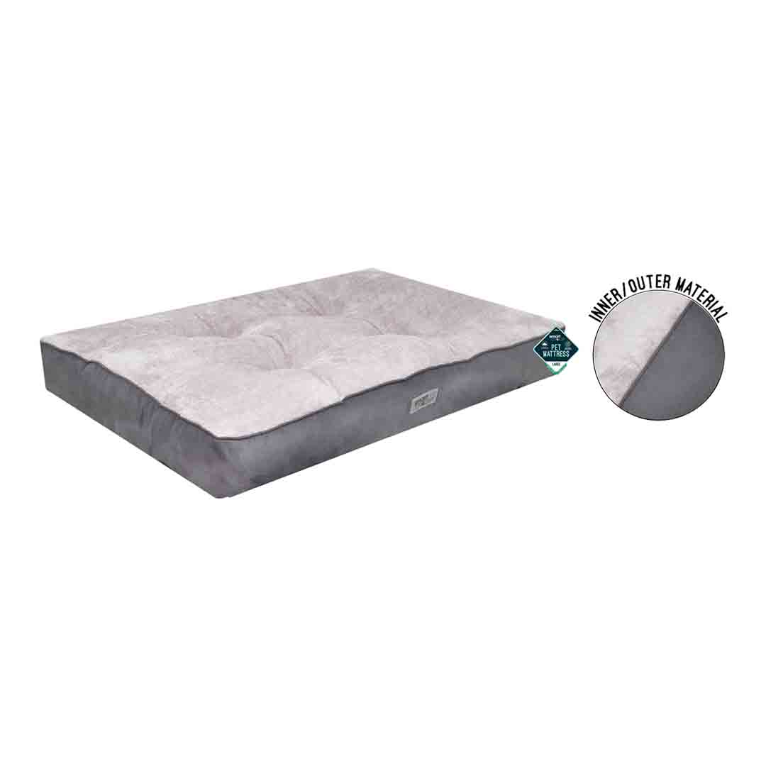 World of Pet Faux Suede Dog Mattress Small