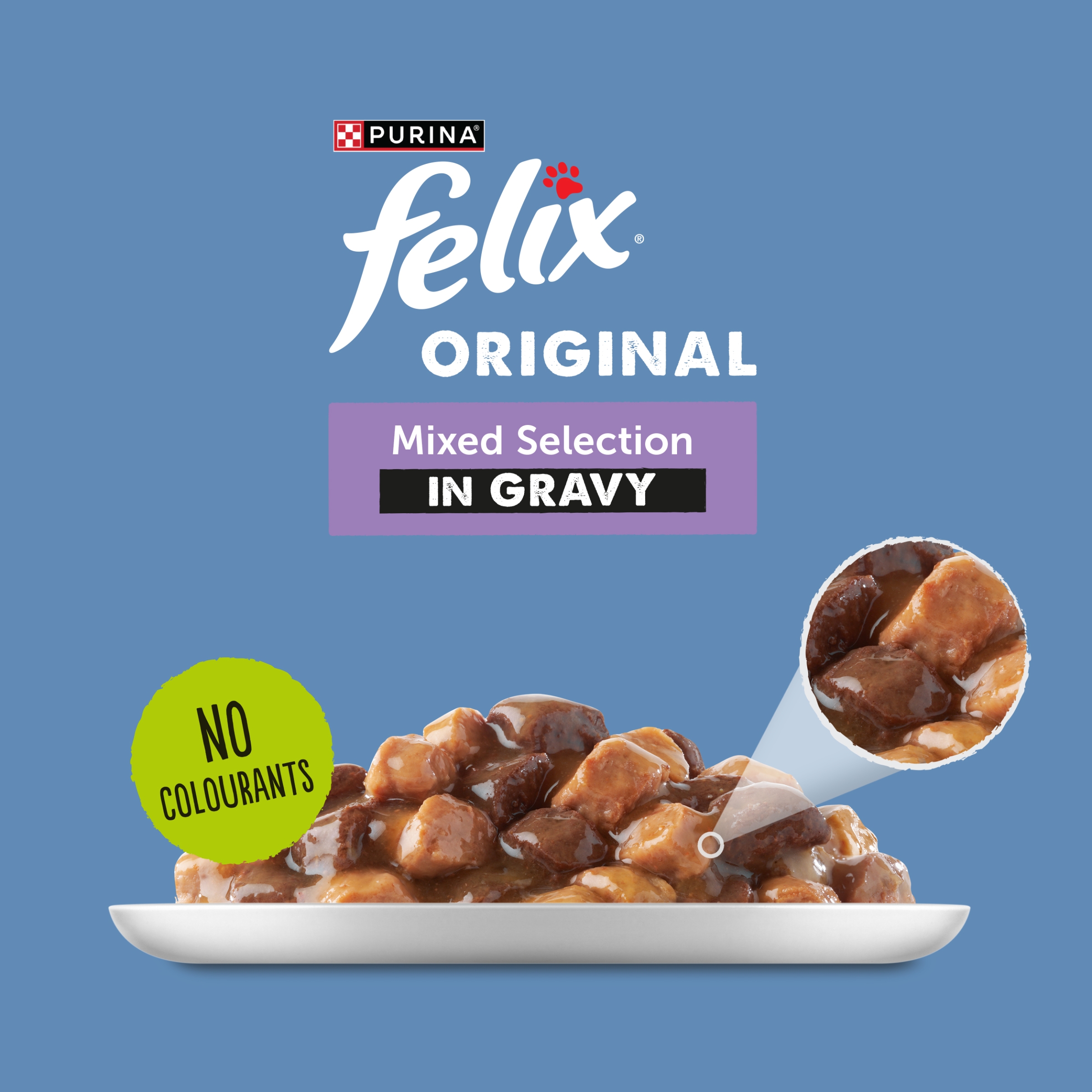 FELIX Original Mixed Selection in Gravy Wet Cat Food 12x85g