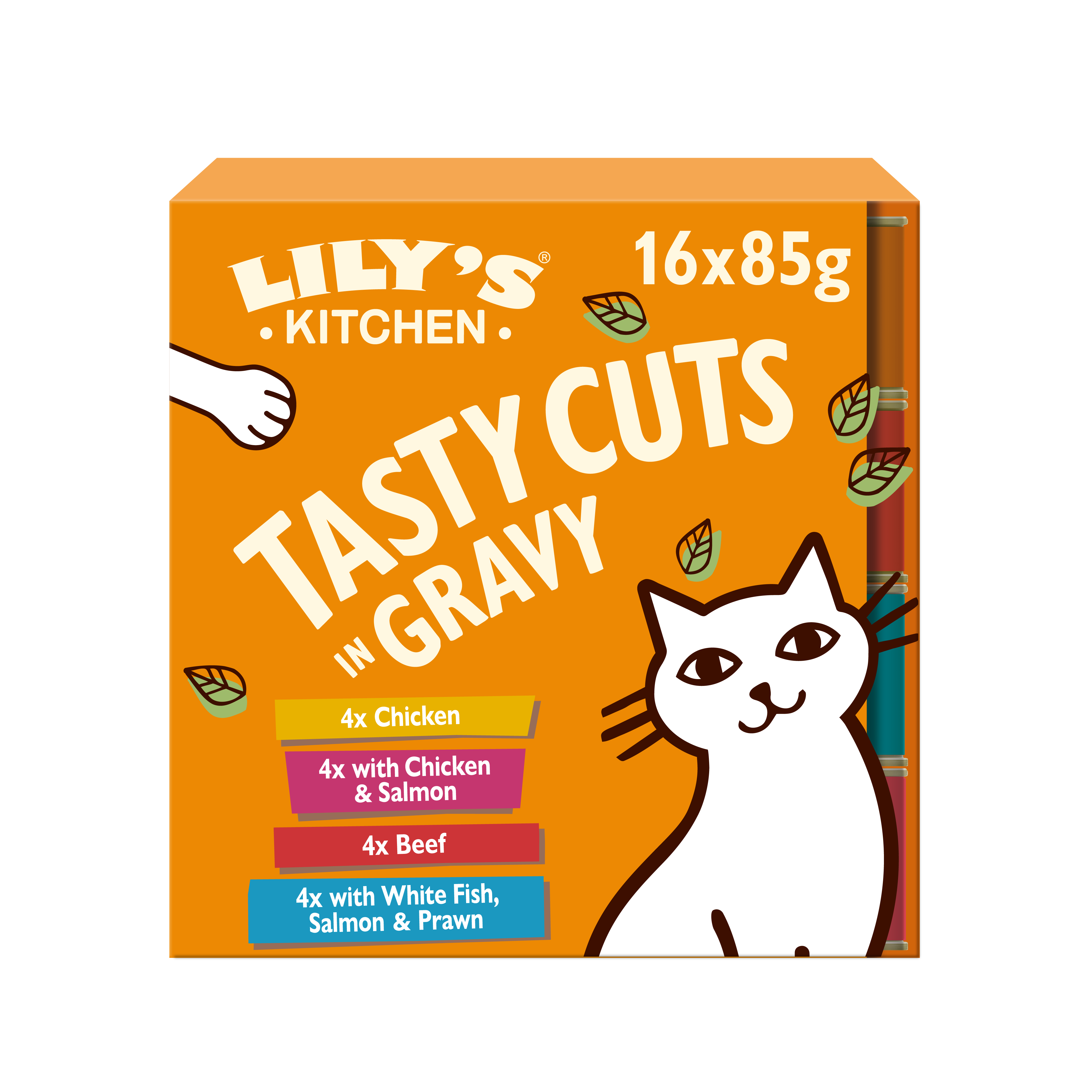 Lily's Kitchen Tasty Cuts in Gravy Wet Cat Food 16x85g