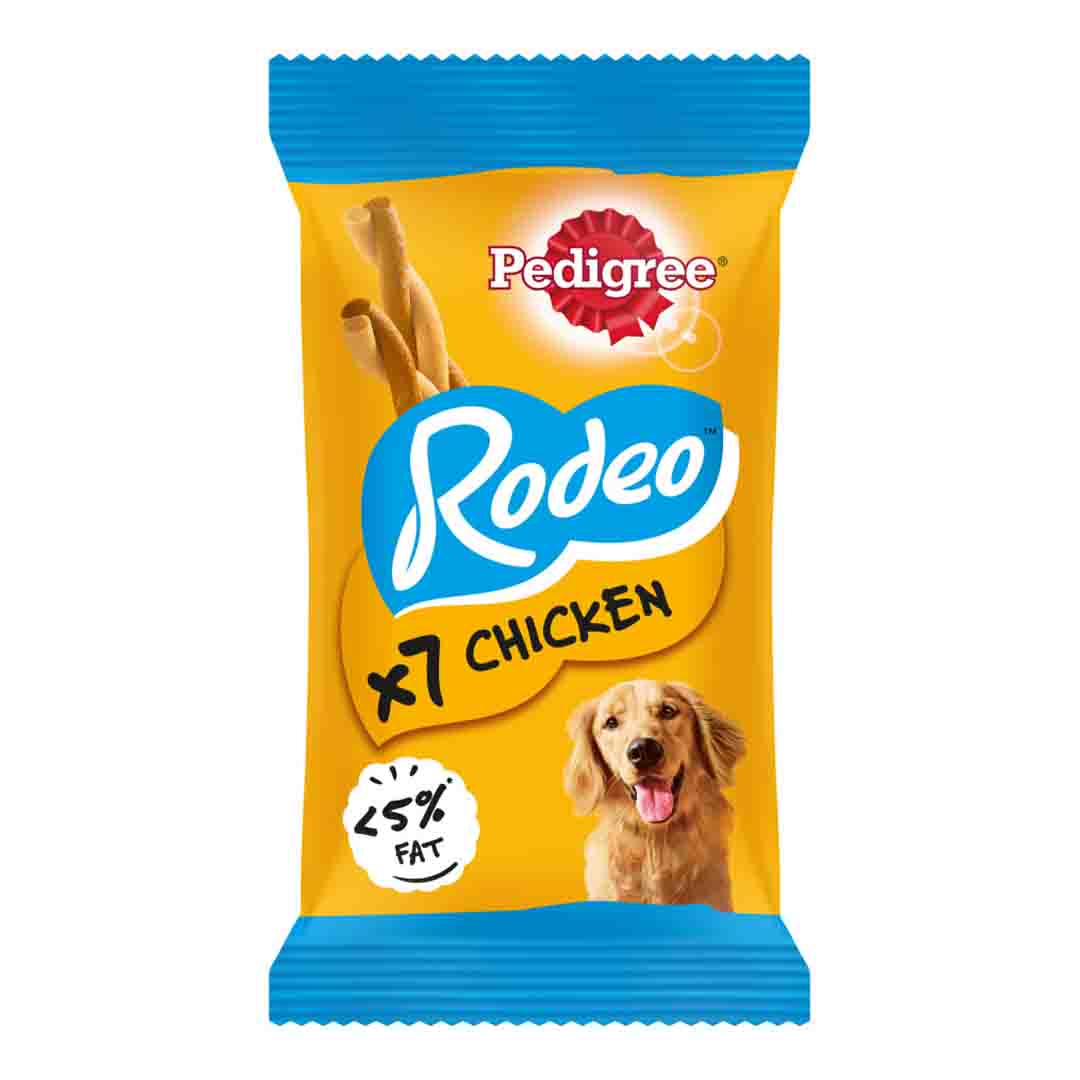 Pedigree Rodeo Dog Treats with Chicken 7 Sticks