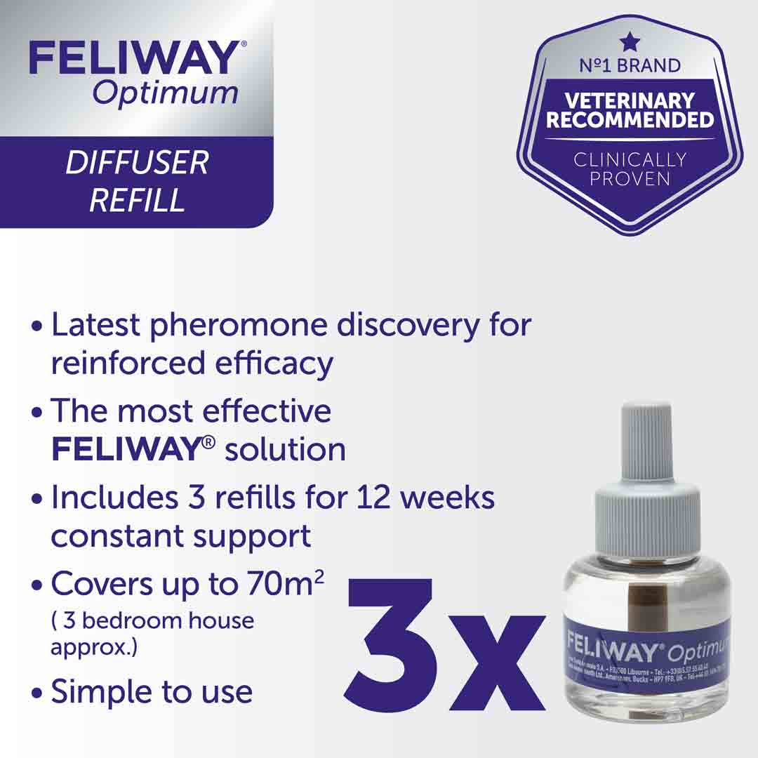 Feliway Optimum Refill 3 Pack