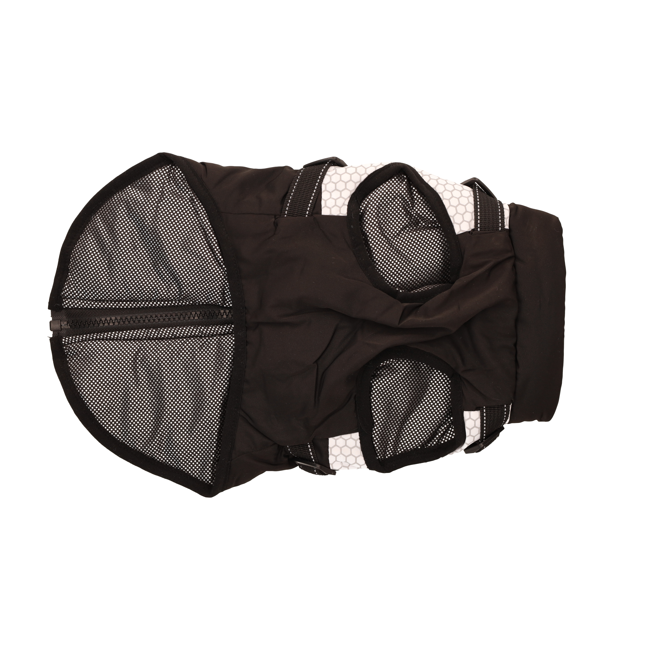 Rufus & Rosie Dog Harness Jacket Black Extra Large