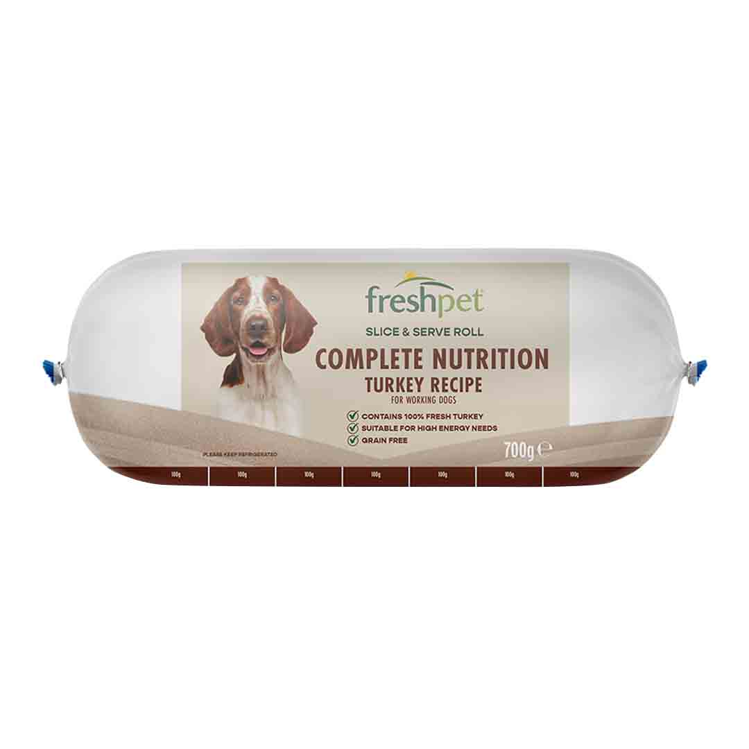 Freshpet Complete Nutrition Turkey Recipe Fresh Dog Food Roll 700g