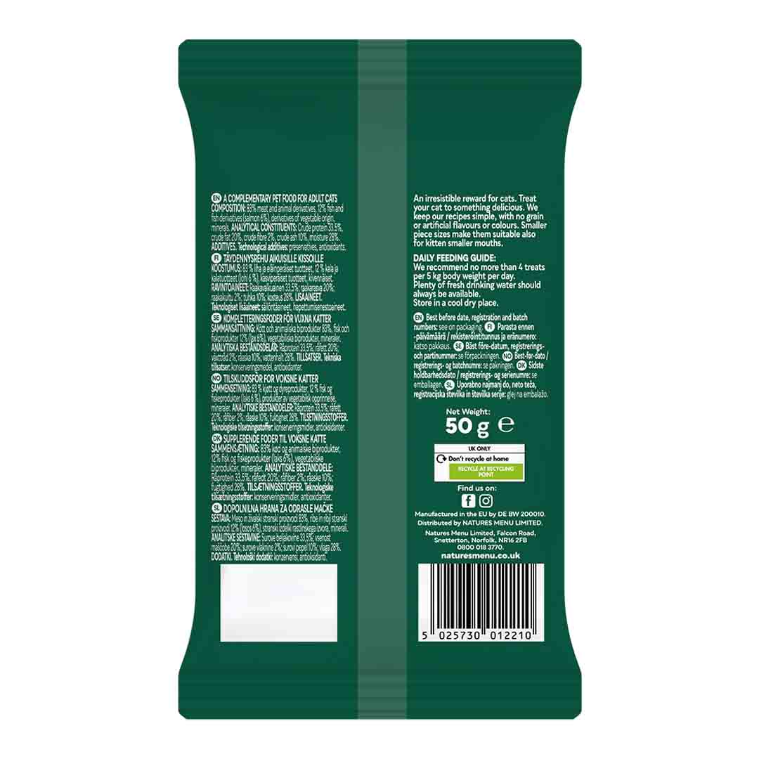 Natures Menu Cat Meaty Treat Salmon 50g