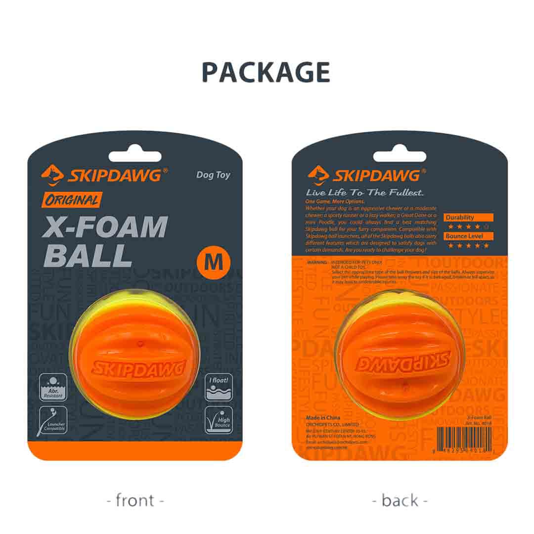 SKIPDAWG X-Foam Ball Dog Toy