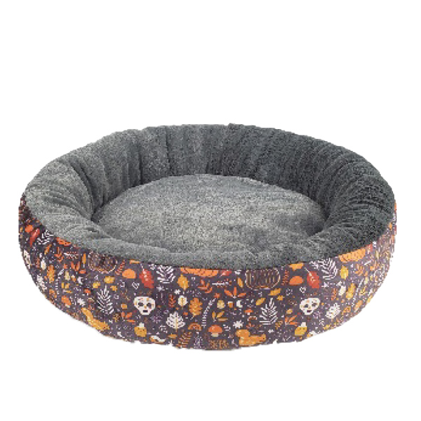 Rosewood Halloween Donut Bed for Small Dogs and Cats
