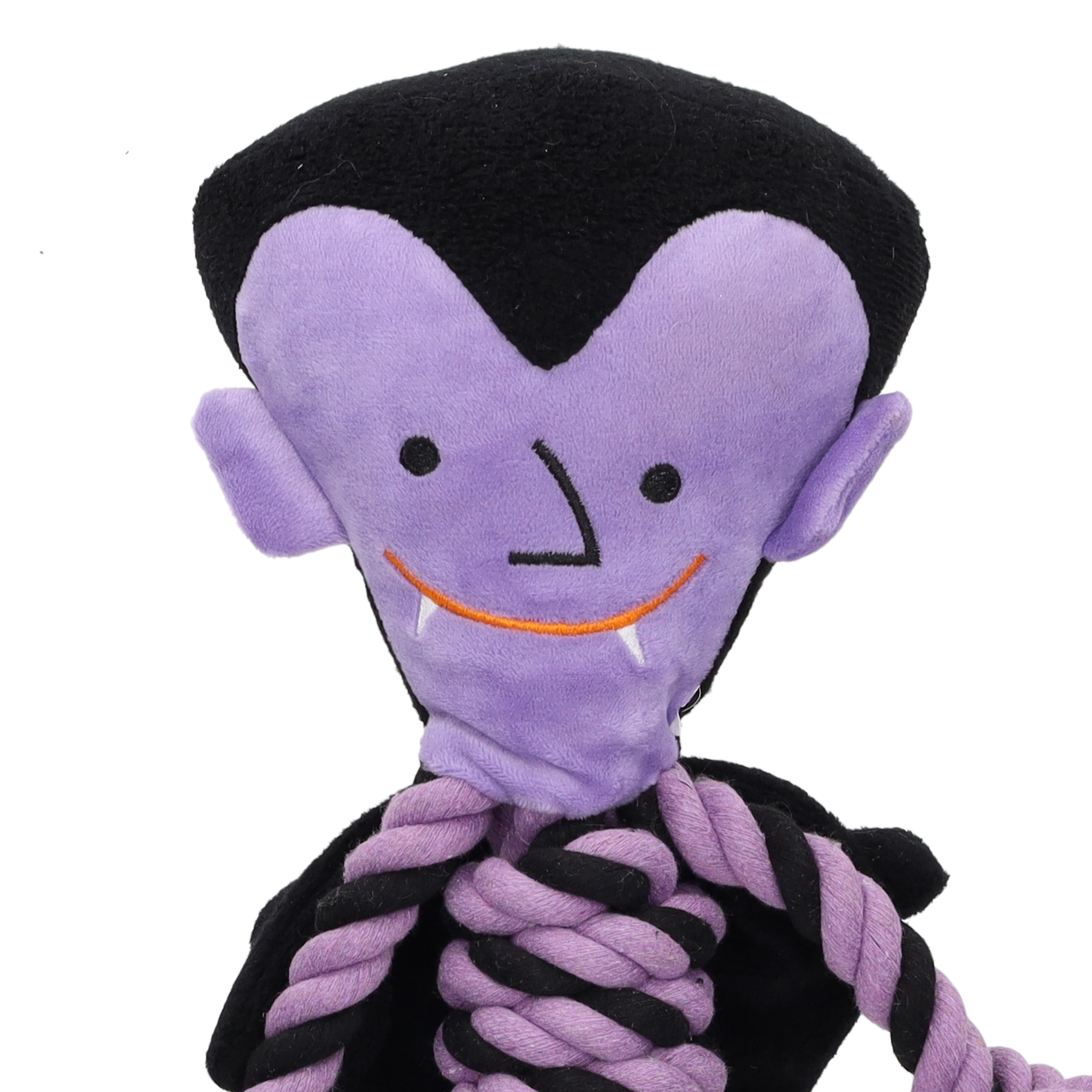 Pet Living Plush Monster Head Rope Body Dog Toy