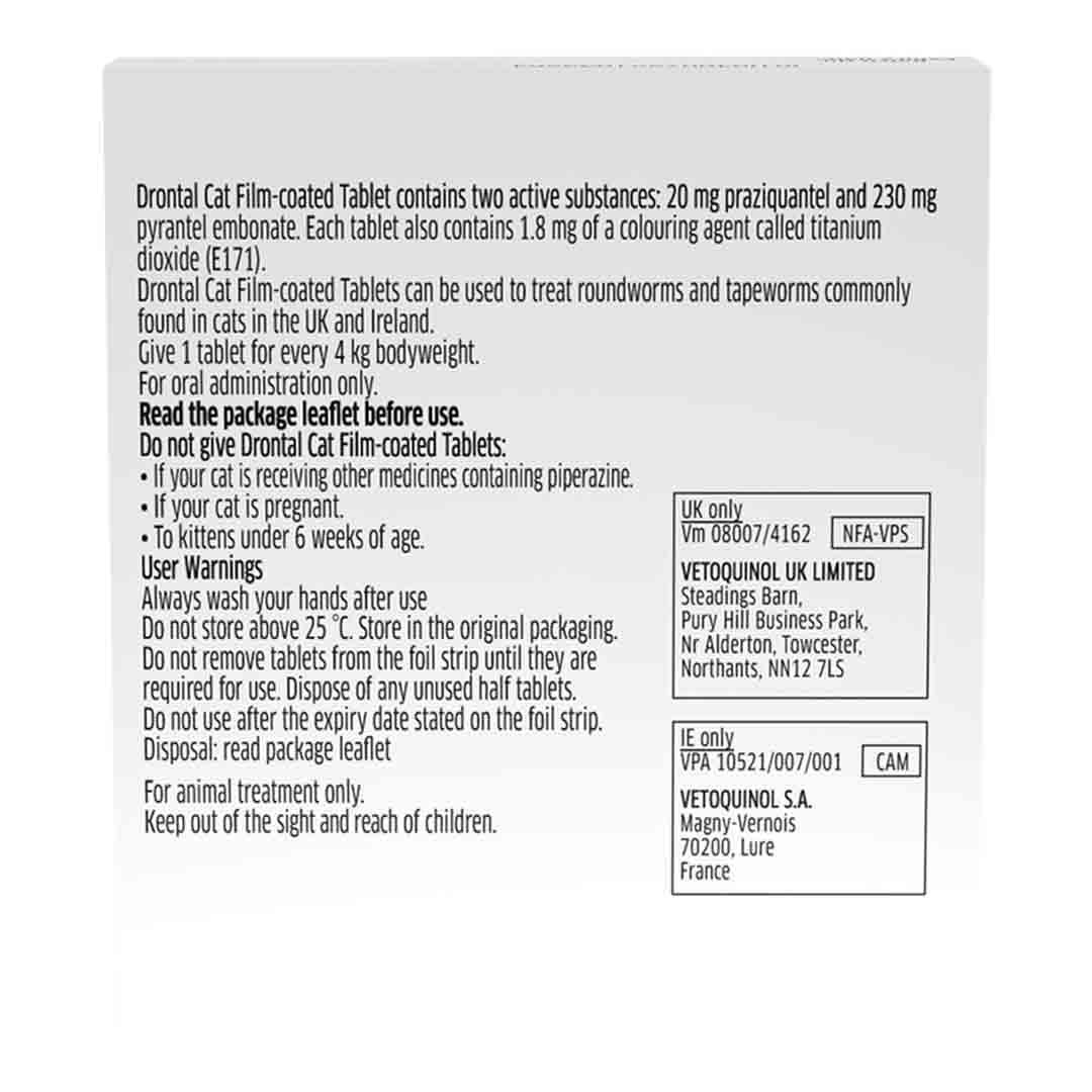 Drontal Cat Worming Tablets 2 Pack