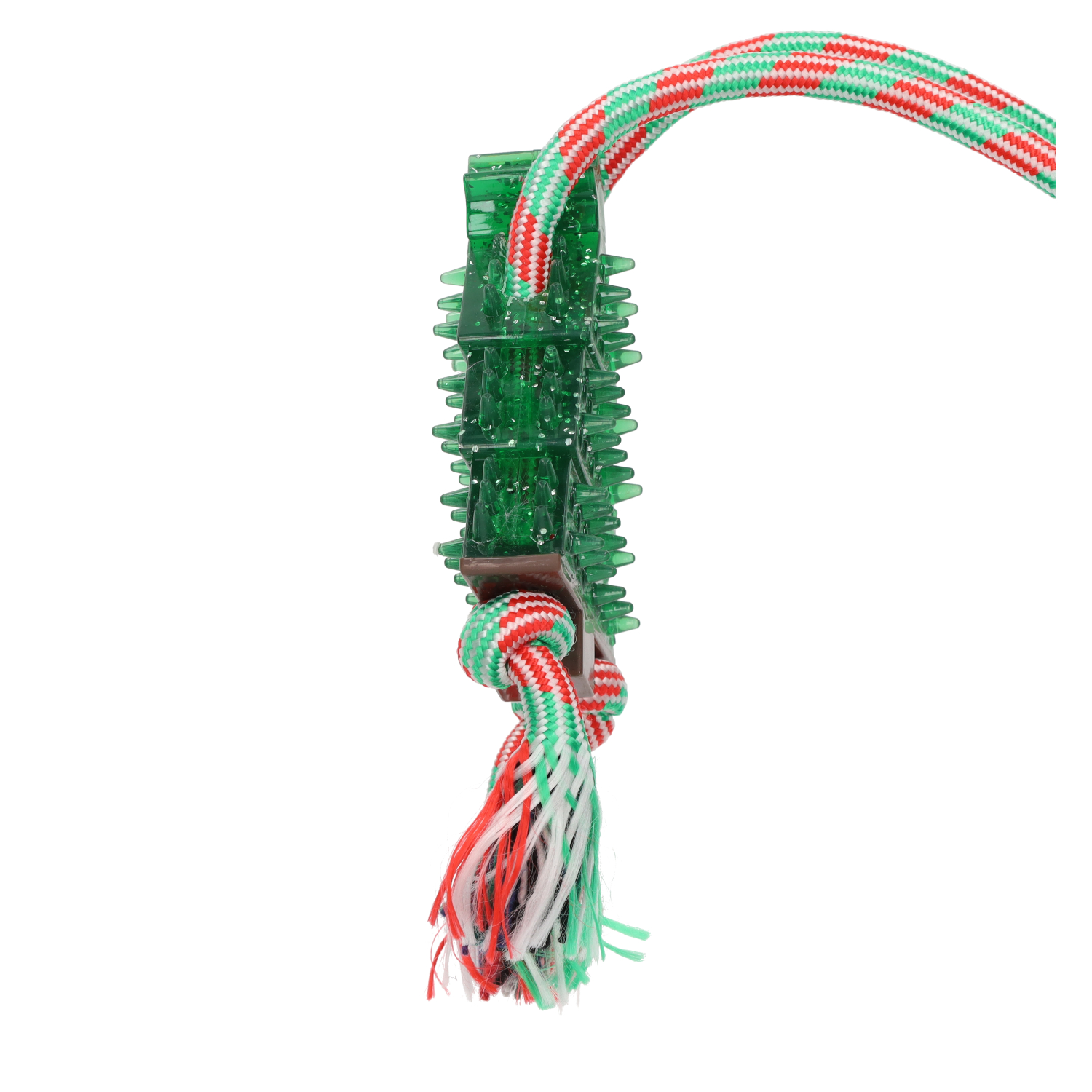 Rufus & Rosie Christmas Rubber Rope Dog Toy Assorted