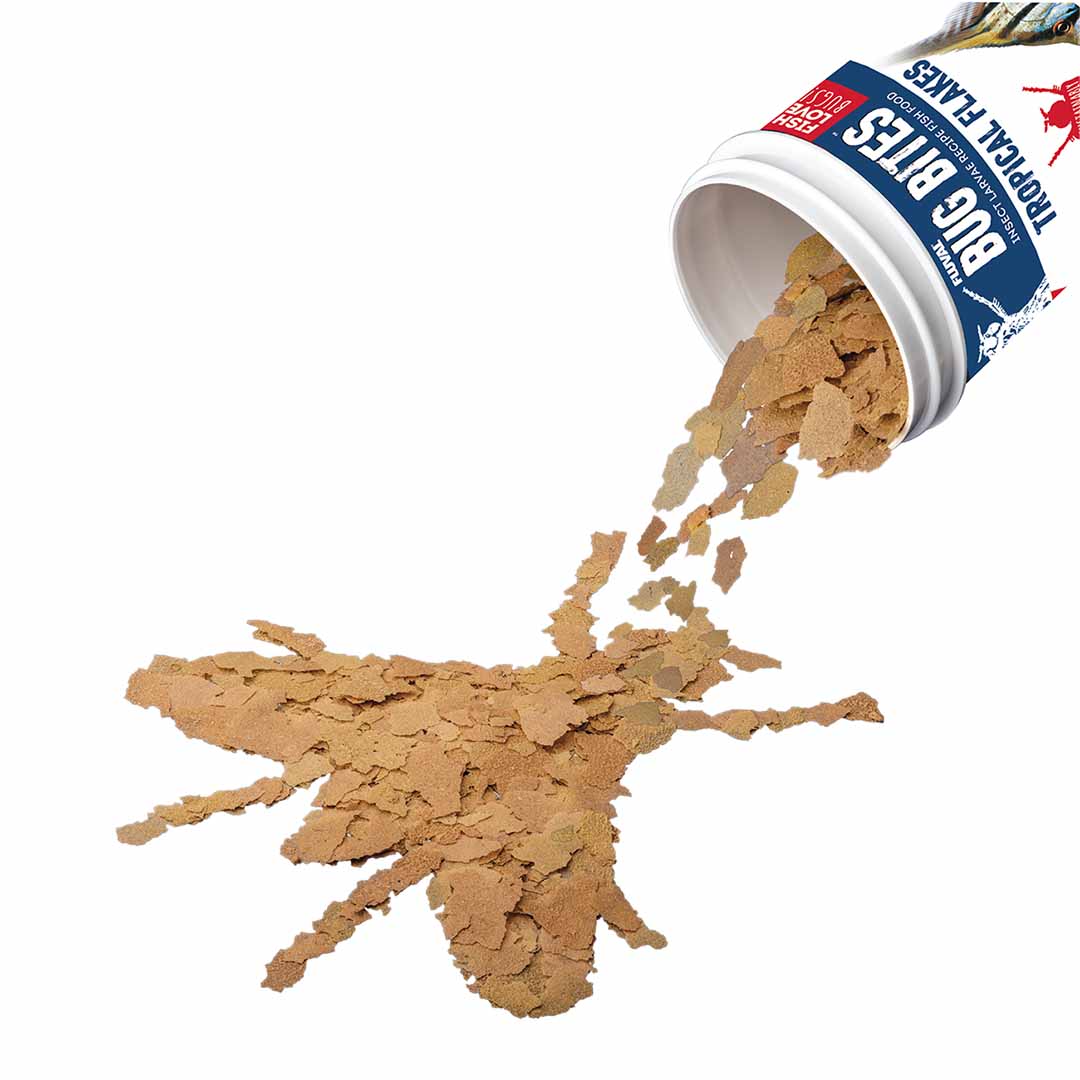 Fluval Bug Bites Tropical Flakes Fish Food, 45g 
