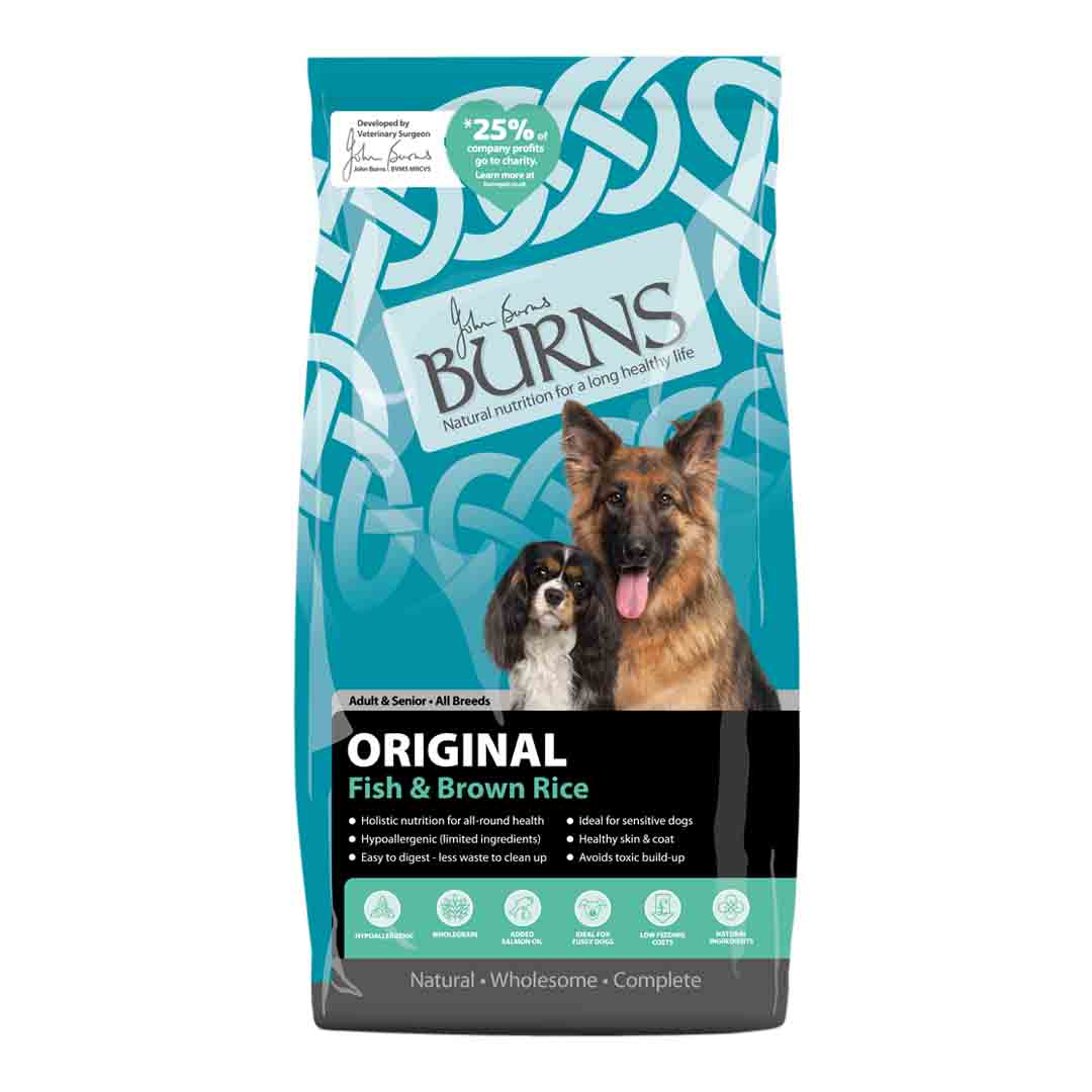 Burns Original Fish Dog Food 12kg