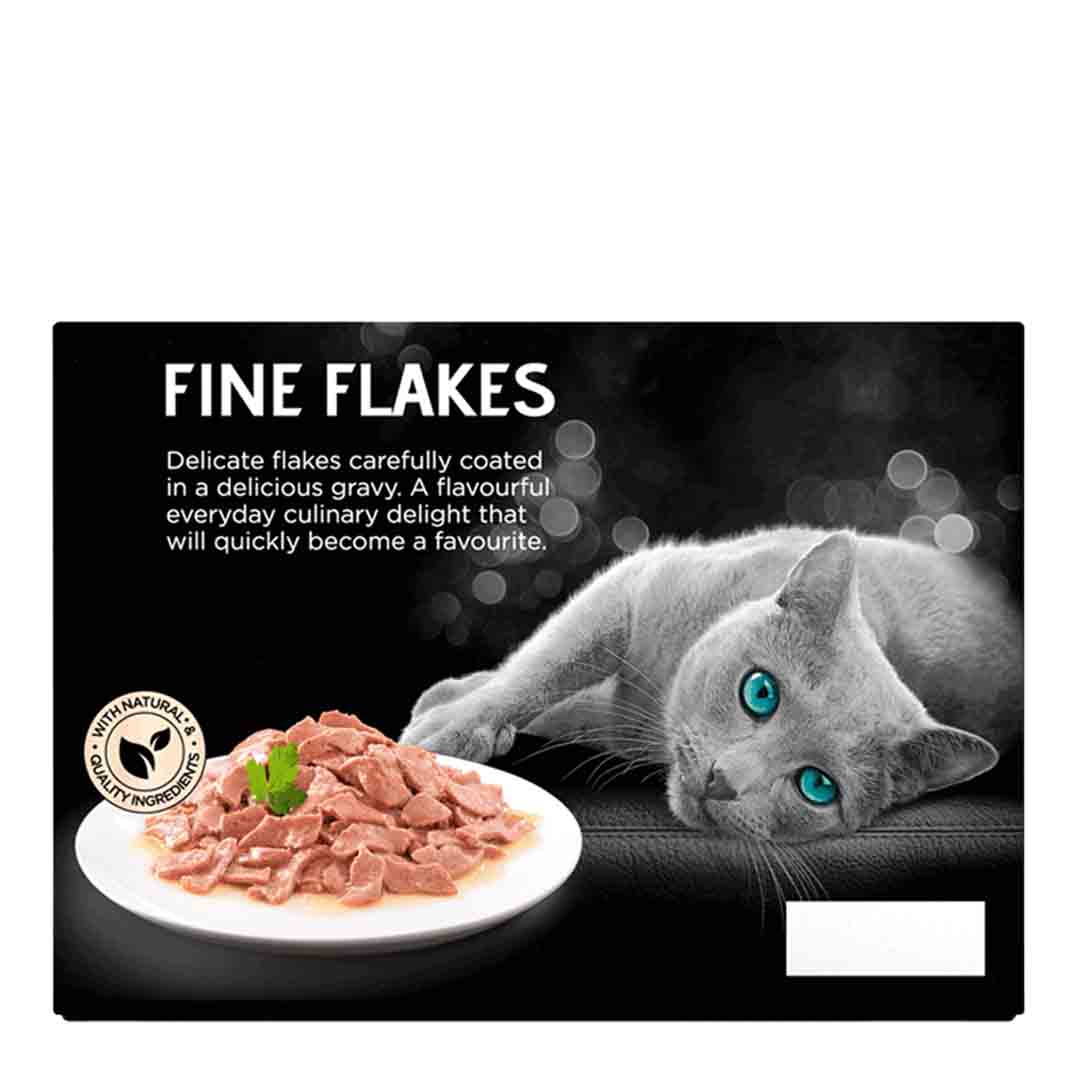 Sheba Fine Flakes Adult 1+ Wet Cat Food Pouches Fish Selection in Gravy 12x85g
