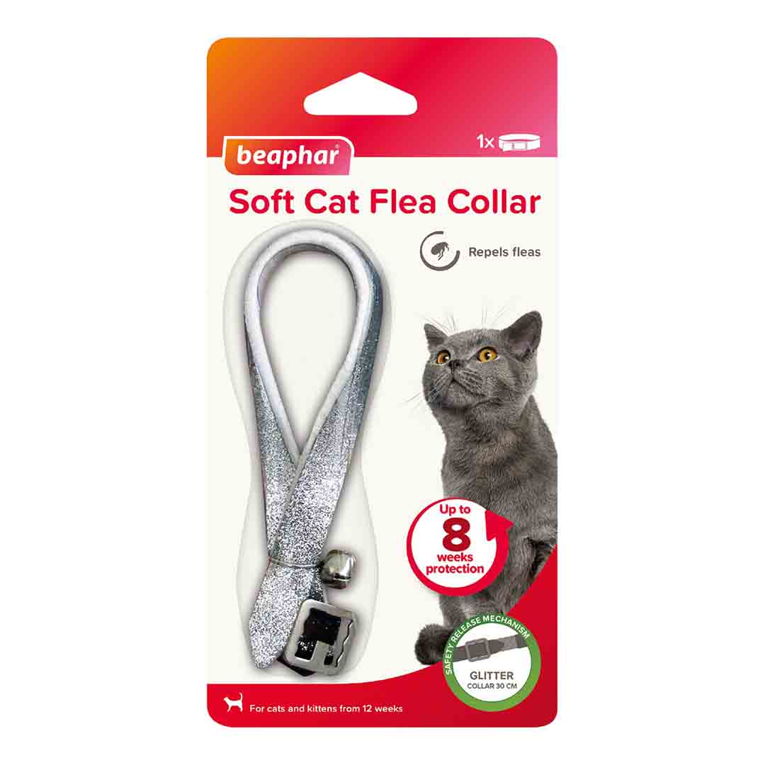 Beaphar Soft Glitter Cat Flea-Tick Collar