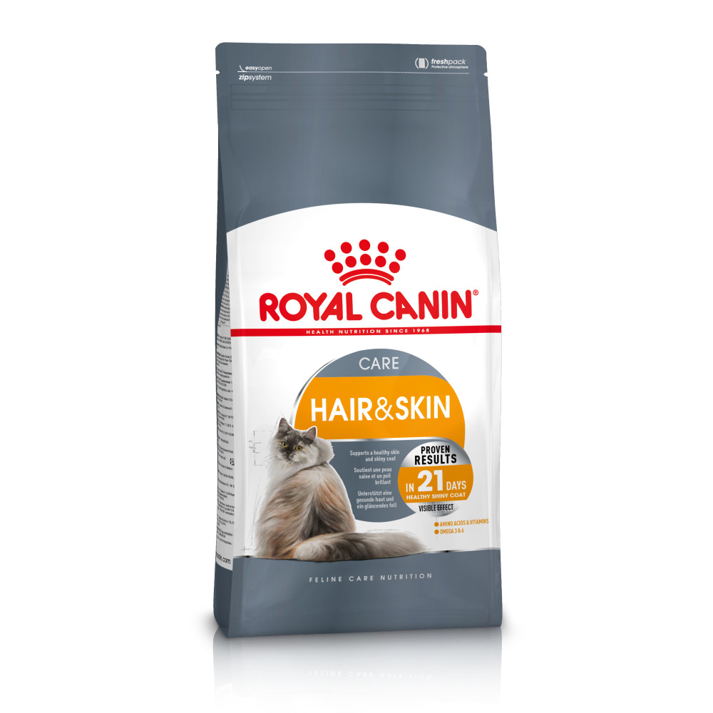 Royal Canin Cat Hair & Skin 400g, Dry Cat Food