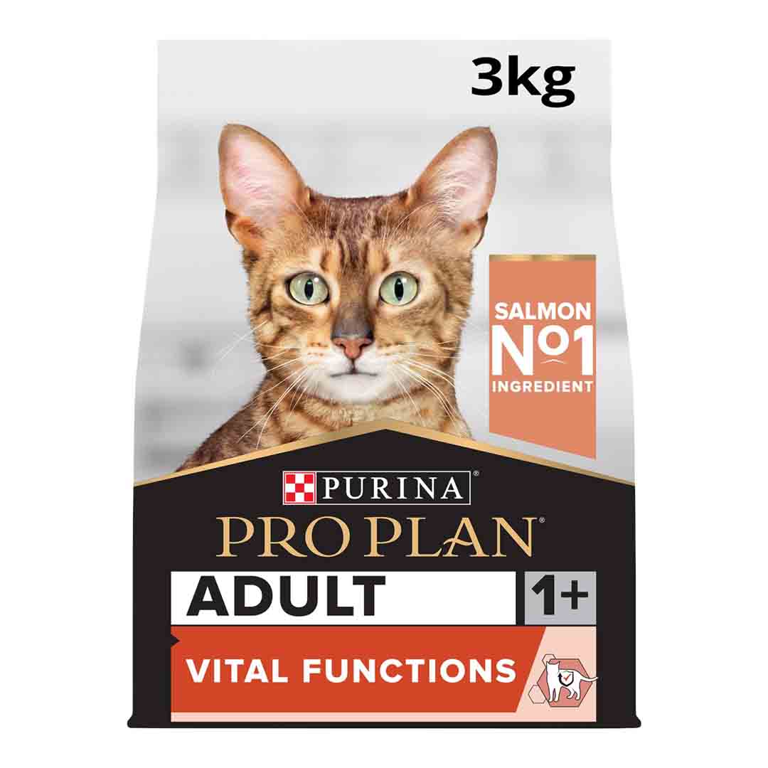 Pro Plan Cat Adult with Optirenal Rich in Salmon, Dry Cat Food, 3kg