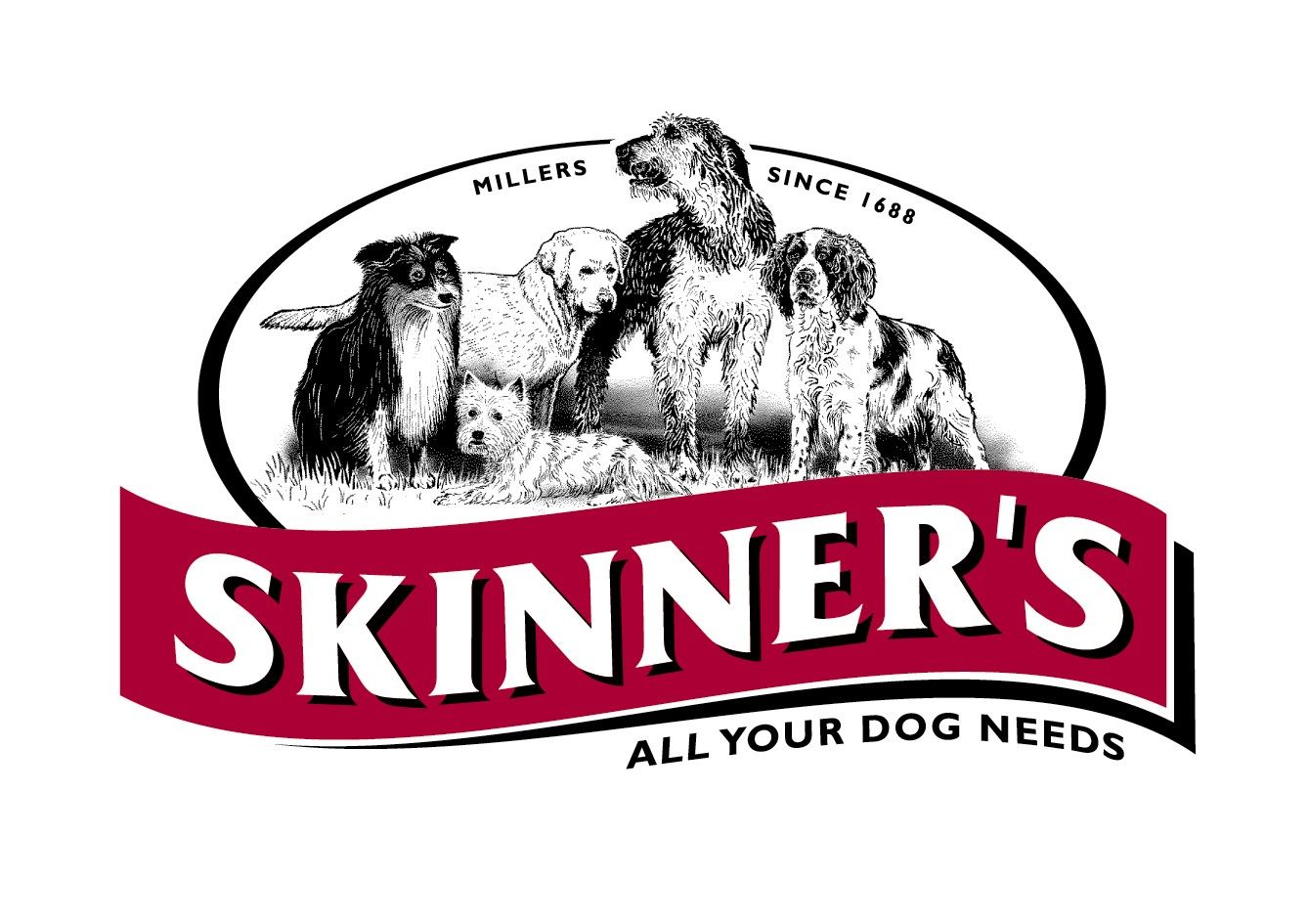 Skinners dog food logo