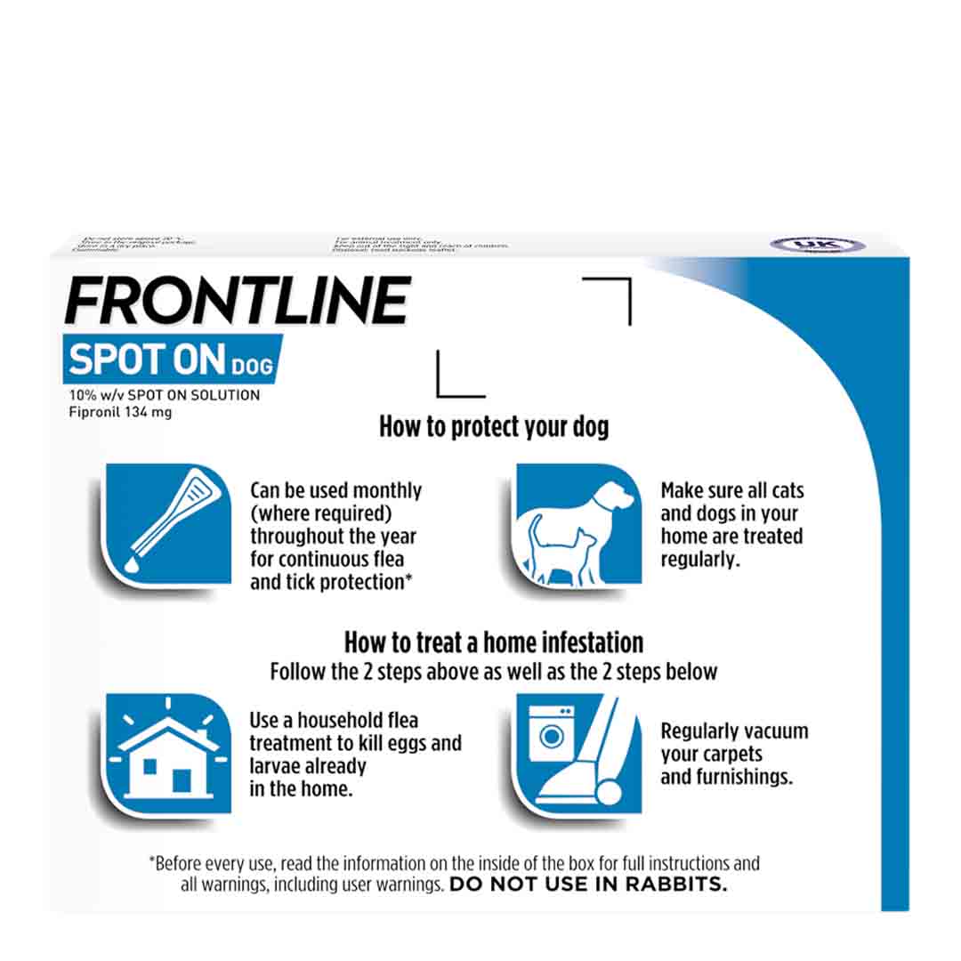 Frontline Spot On for Dogs from 10-20kg - 3 Pack