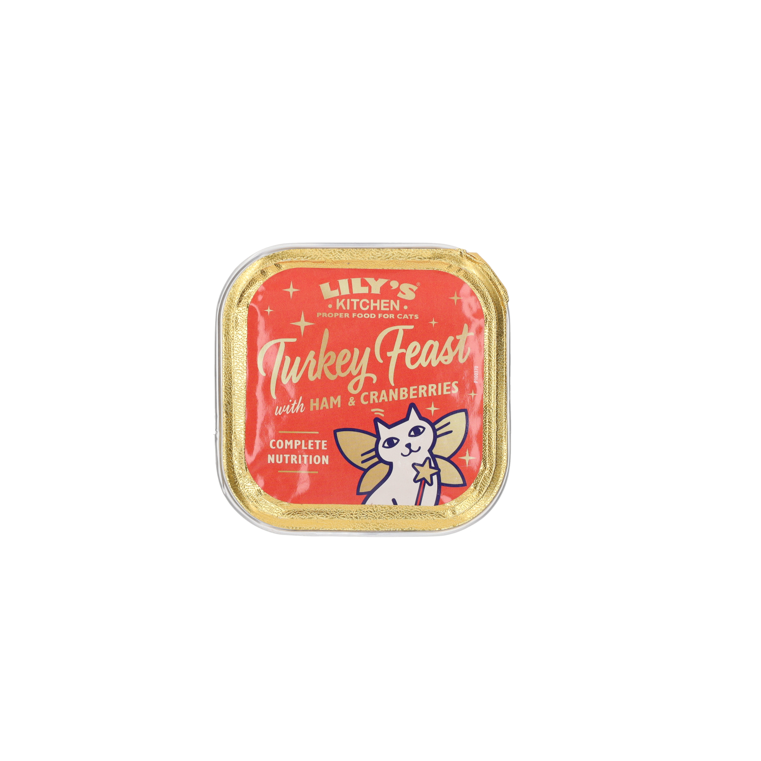 Lily's Kitchen Christmas Adult Cat Food Turkey with Ham & Cranberries Pate 85g