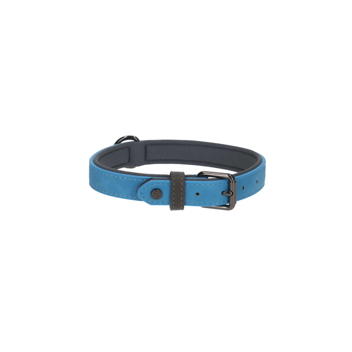 Rufus & Rosie Brights Tec Dog Collar, Blue, Small