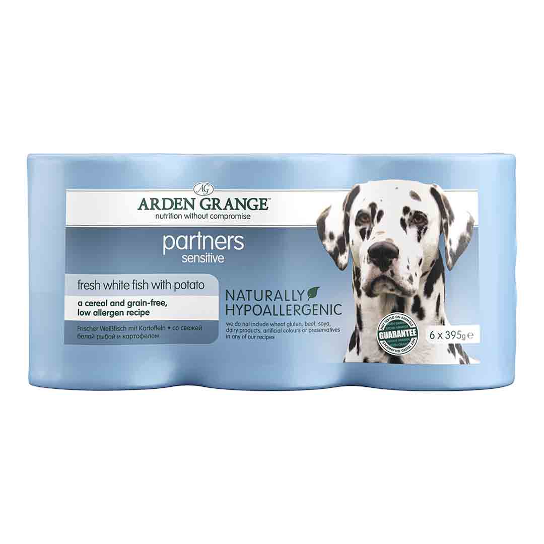 Arden Grange Sensitive Grain-Free Fresh White Fish with Potato, 6pack