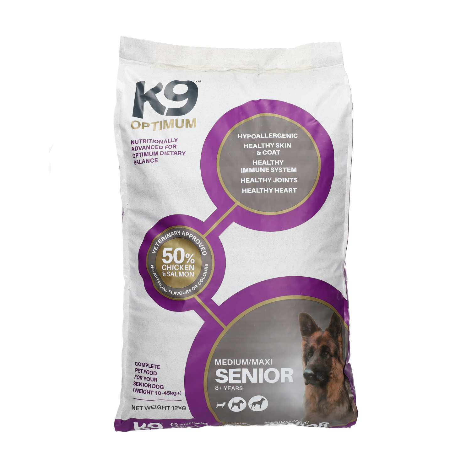 K9 Senior Medium/Maxi Dry Food Chicken 12kg