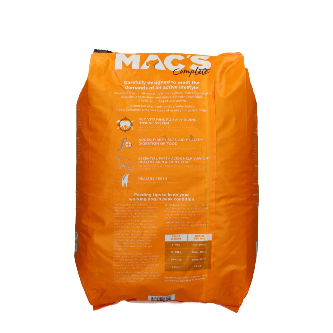 Jollyes Macs Complete Dog Food with Chicken & Veg 15kg