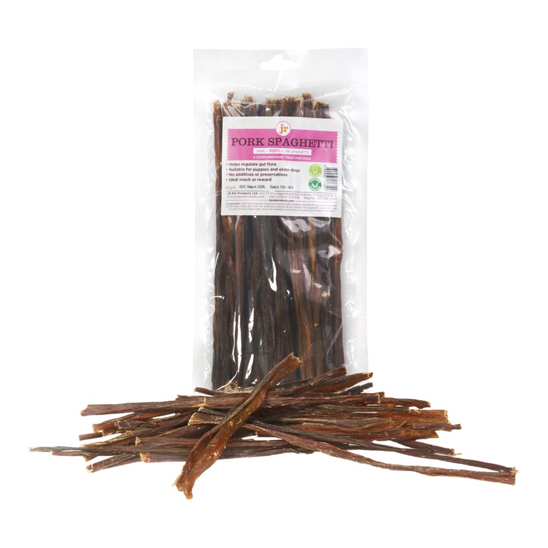JR Pet Products Pork Spaghetti Dog Treat, 65g
