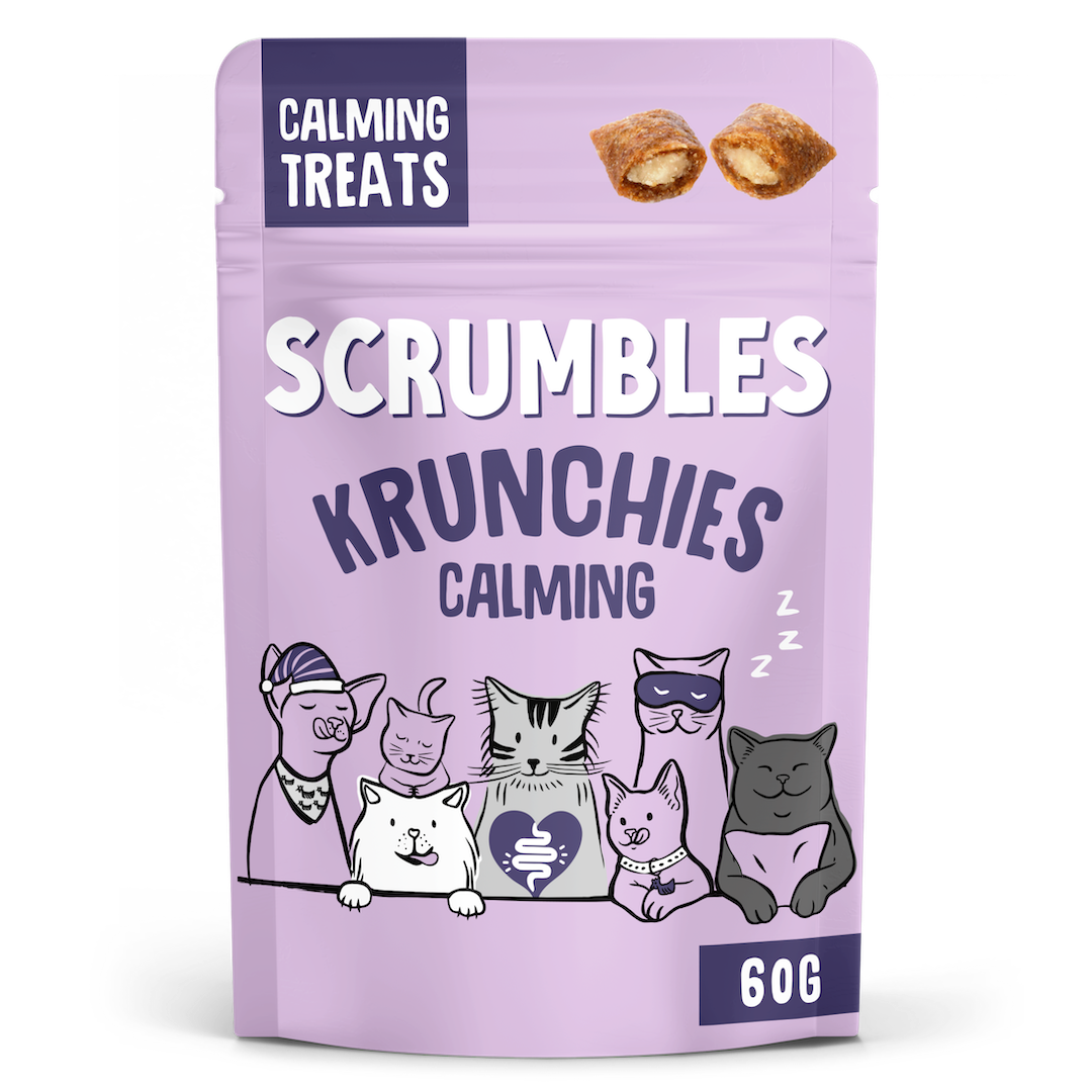 Scrumbles Krunchies Cat Calming Pillow Treats 60g