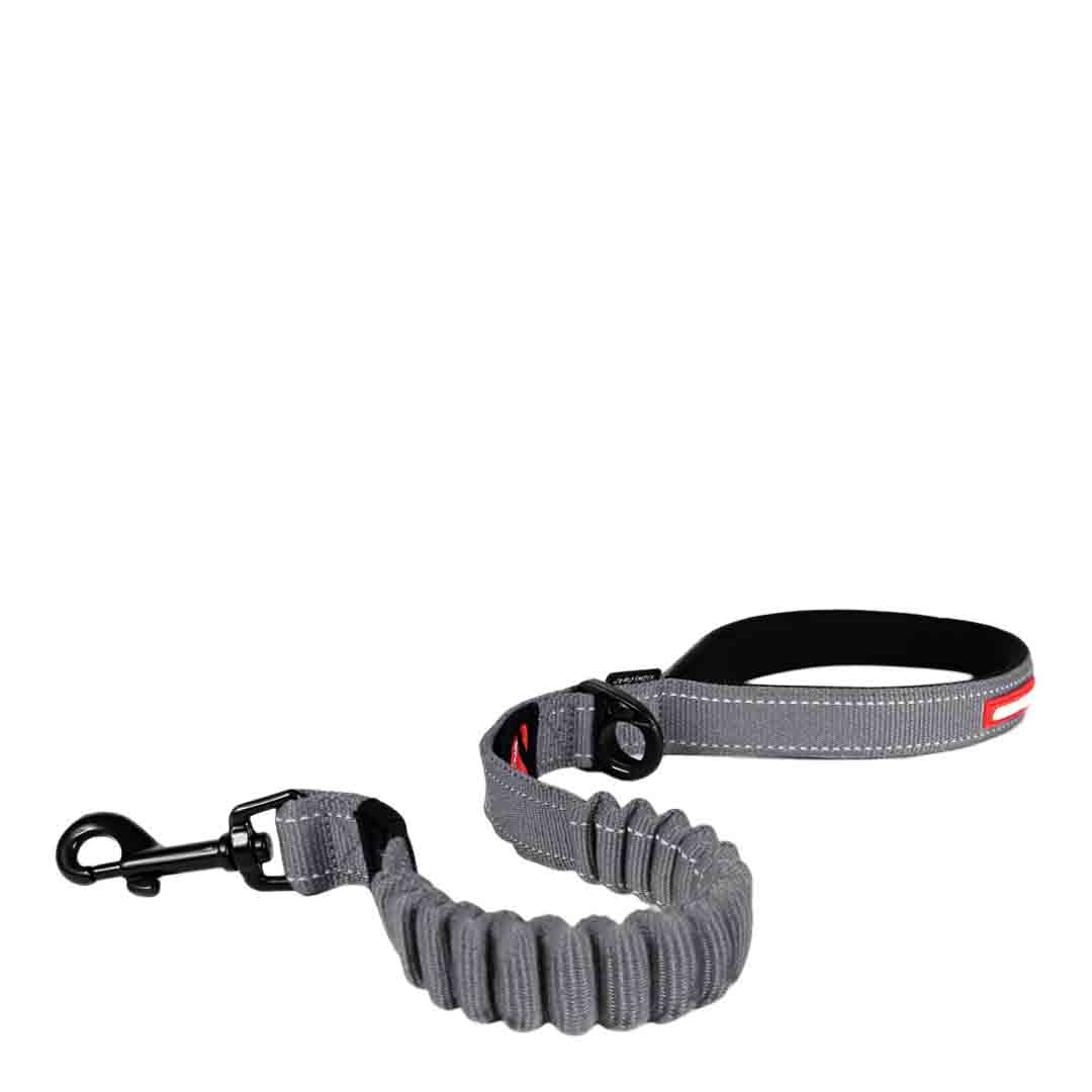Ezydog Zero Shock Lead in Grey Small