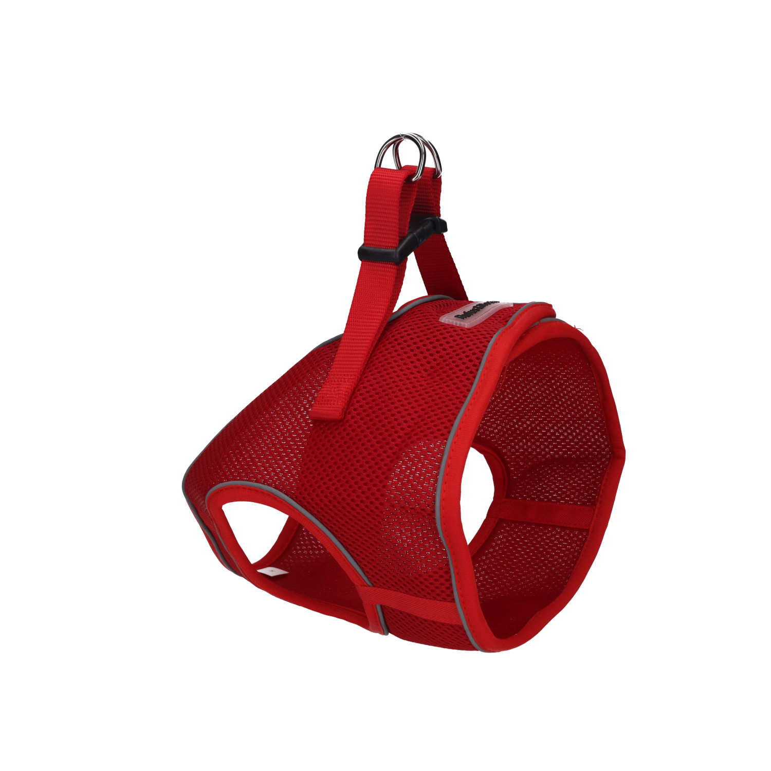Rufus & Rosie Mesh Step-In Red Dog Harness, XS-S