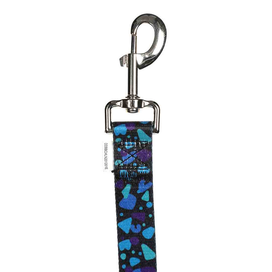 Doodlebone Bold Padded Dog Lead Electric Party 20mm