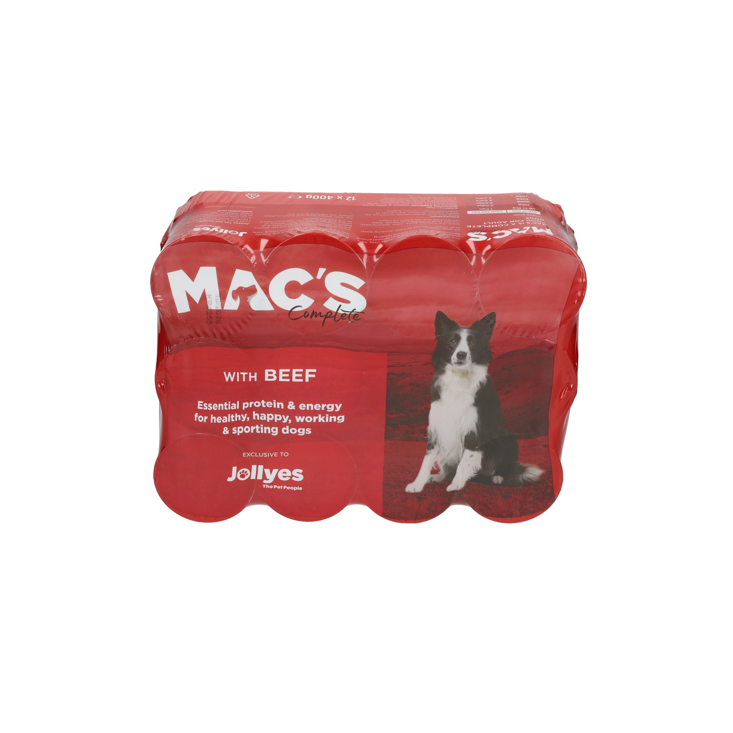 Macs Working Dog Cans Beef 12 Pack