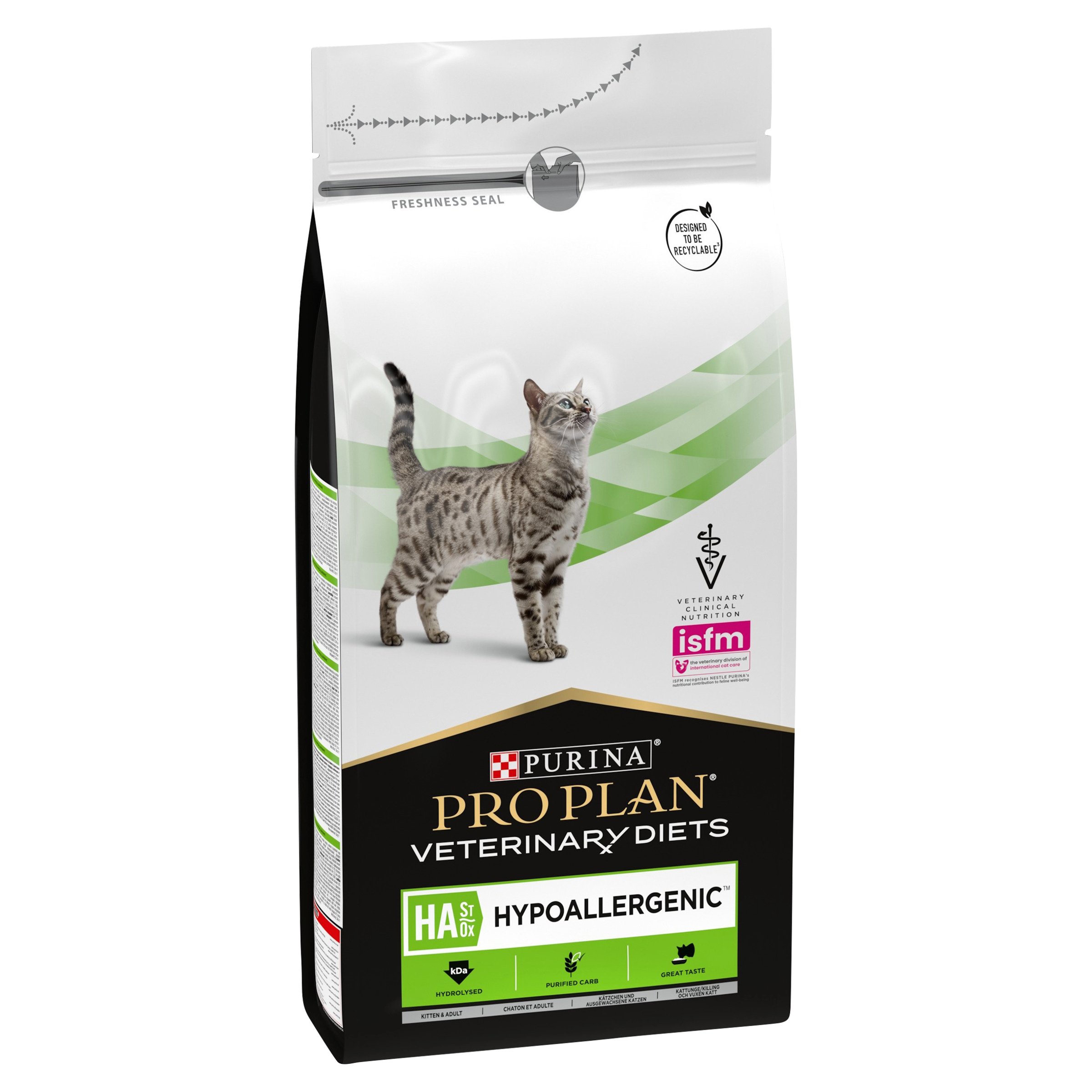 Pro Plan Veterinary Diets HA Hypoallergenic Turkey Dry Cat Food 1.3kg
