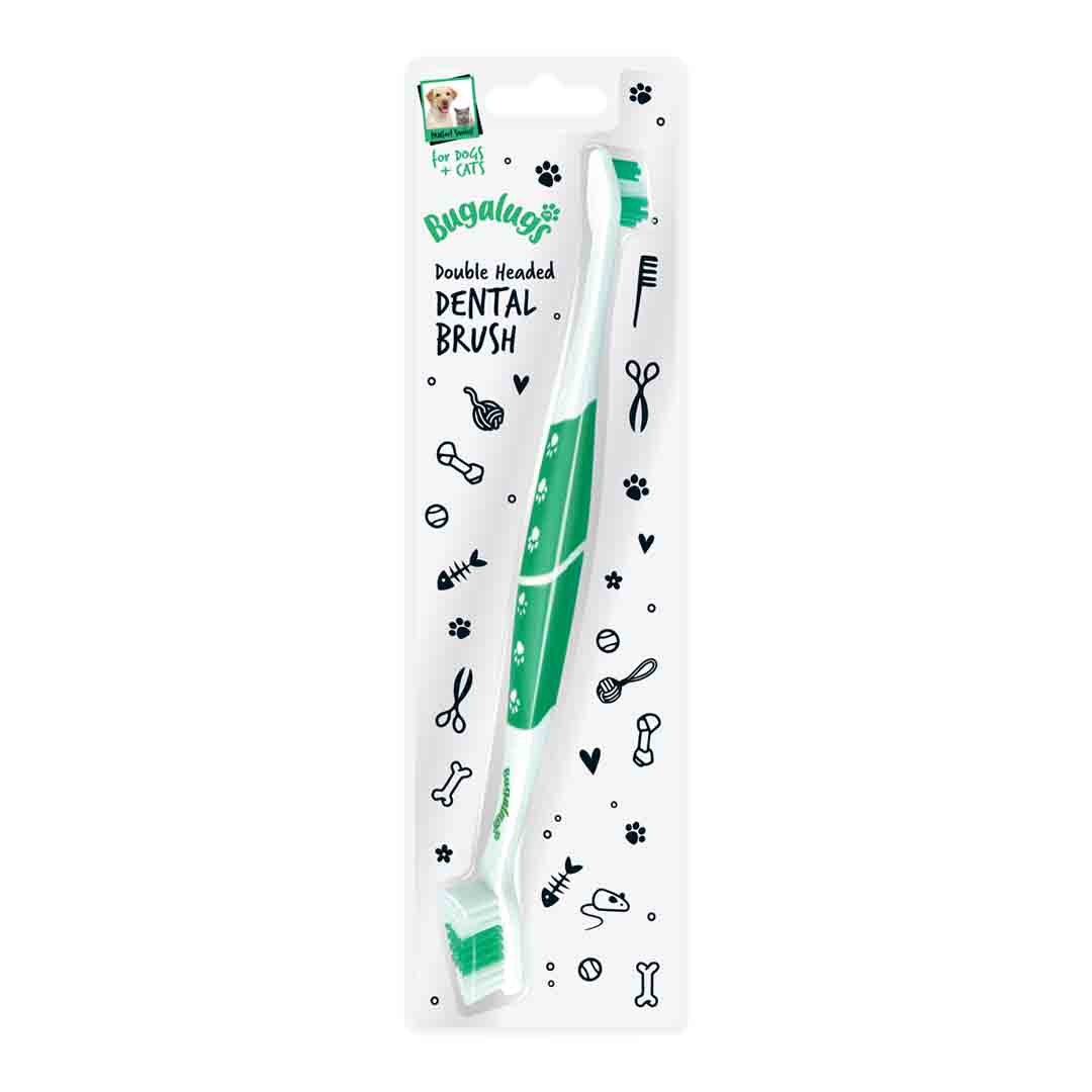 Bugalugs Double-Ended Dog Toothbrush