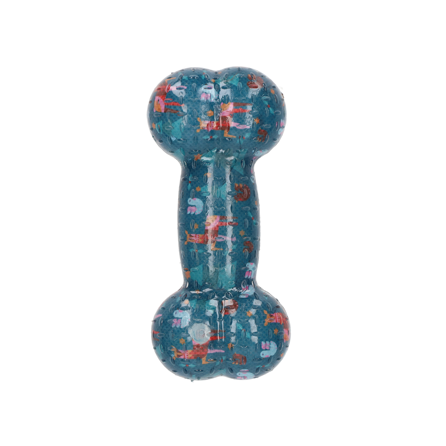 Rufus & Rosie Christmas Rubber Bone Dog Toy