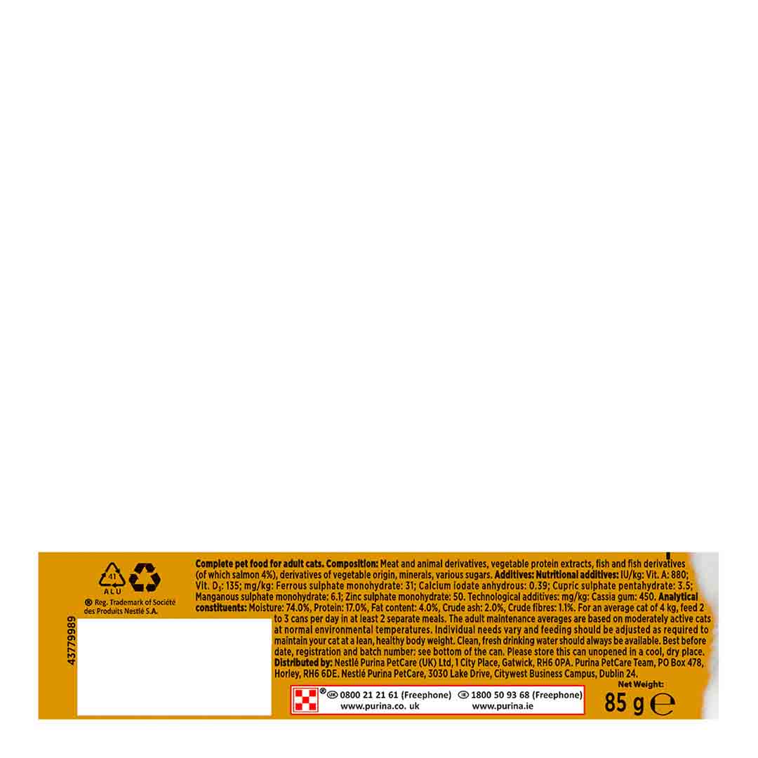 Gourmet Gold Savoury Cake Salmon Can Wet Cat Food 85g