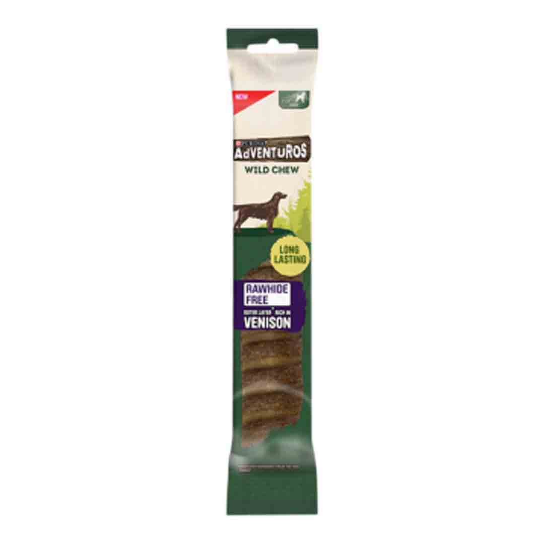 Adventuros Wild Venison Flavour Dog Chew, Large