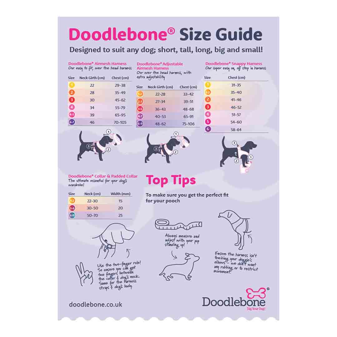 Doodlebone Airmesh Electric Party Dog Harness Size 4