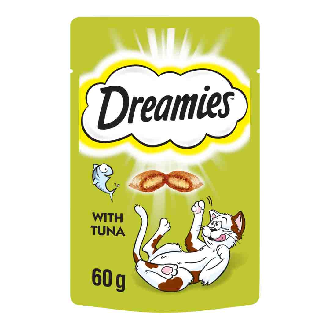 Dreamies Pouch with Heavenly Tuna 60g