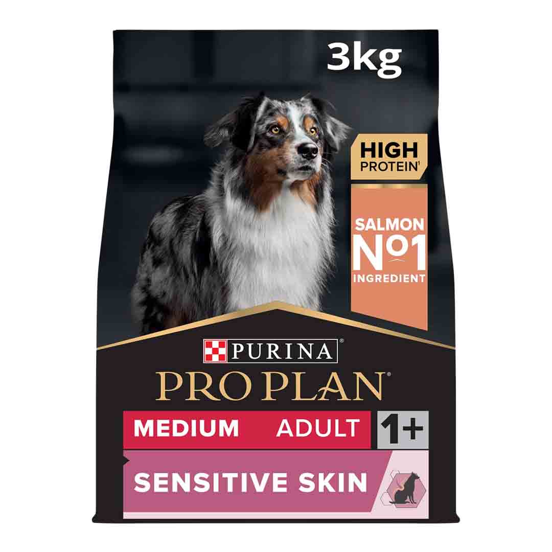 Pro Plan Dog Food Medium Sensitive Skin Salmon 3kg
