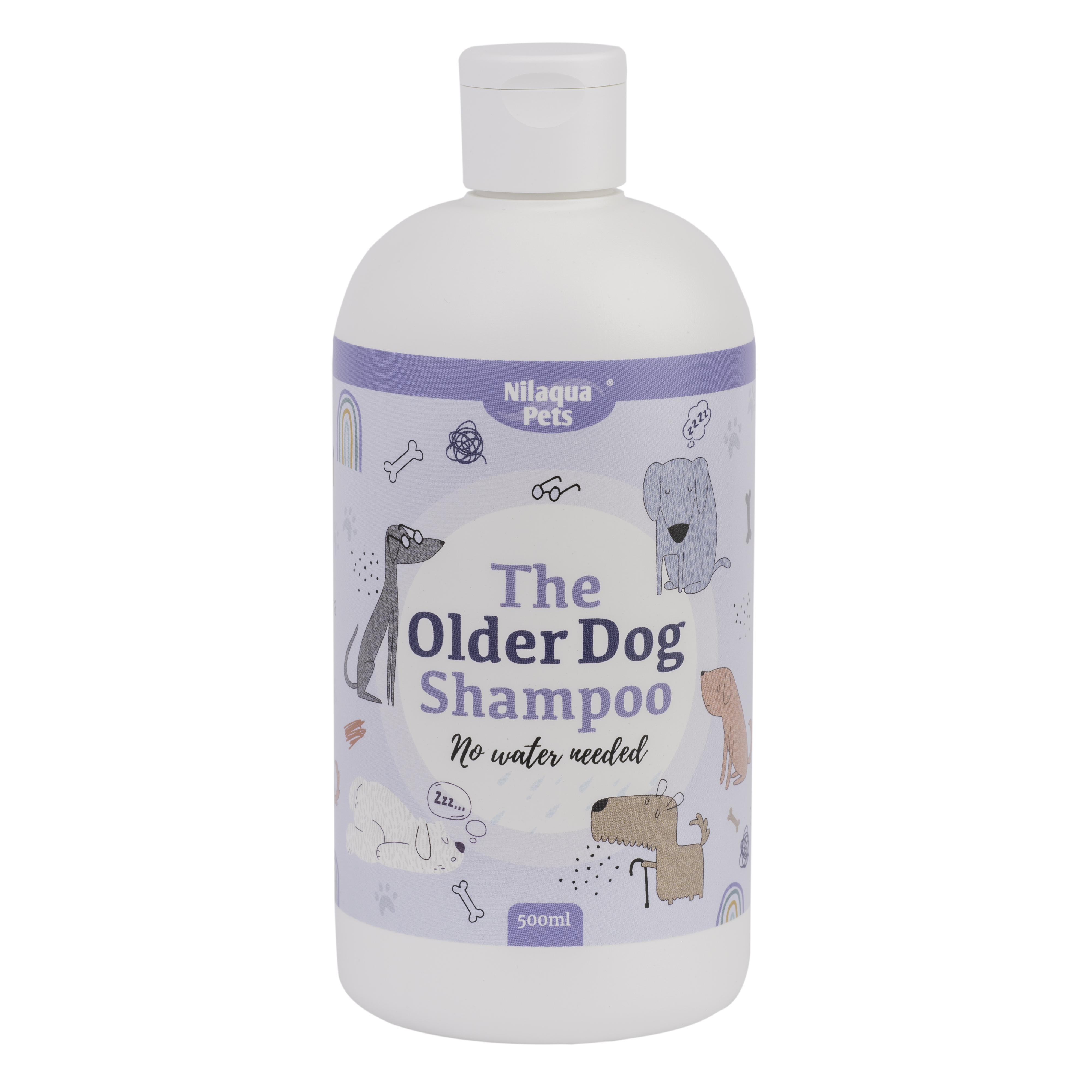 Nilaqua Pets Older Dog Towel Off Rinse Free Shampoo 240ml