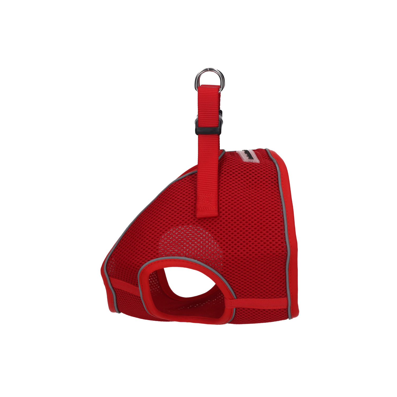 Rufus & Rosie Mesh Step-In Red Dog Harness, M-L