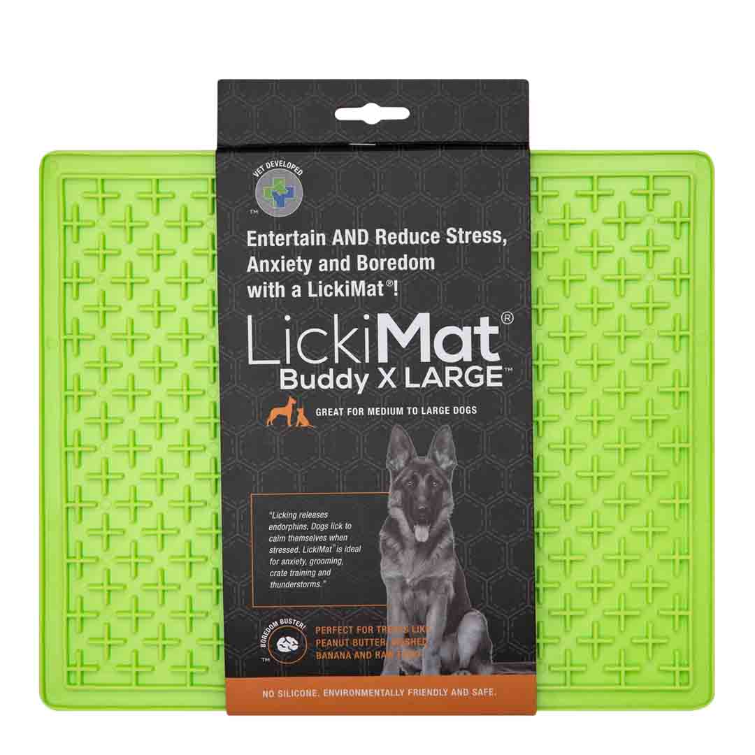 LickiMat Buddy XL Green DogLick Mat, 30cm