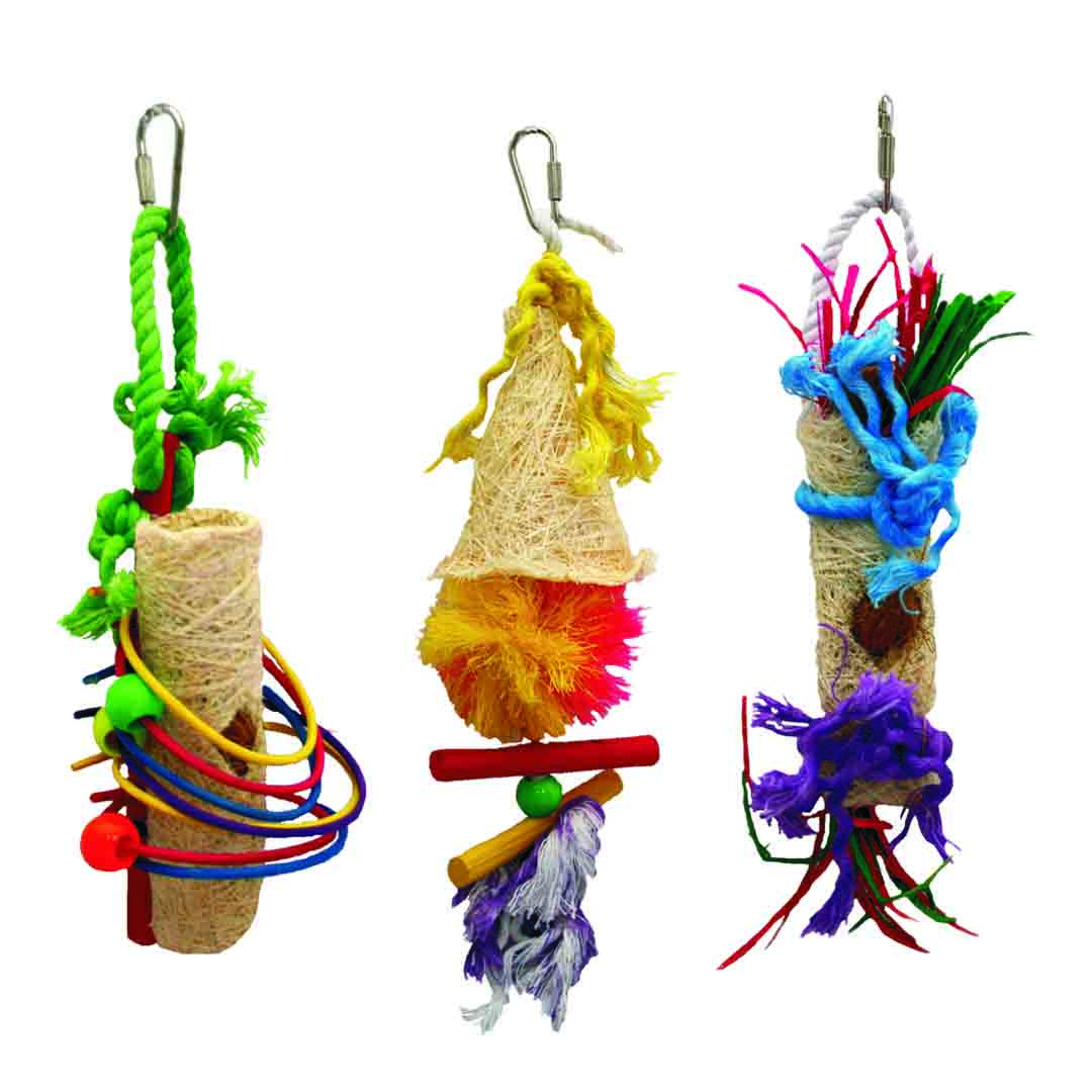 Beaks Caribbean Coco Bird Toy 